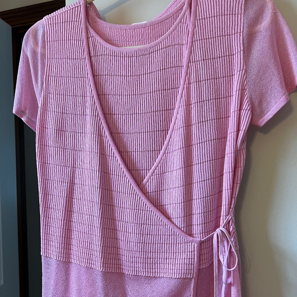 ESCADA PINK KNIT TWINSET